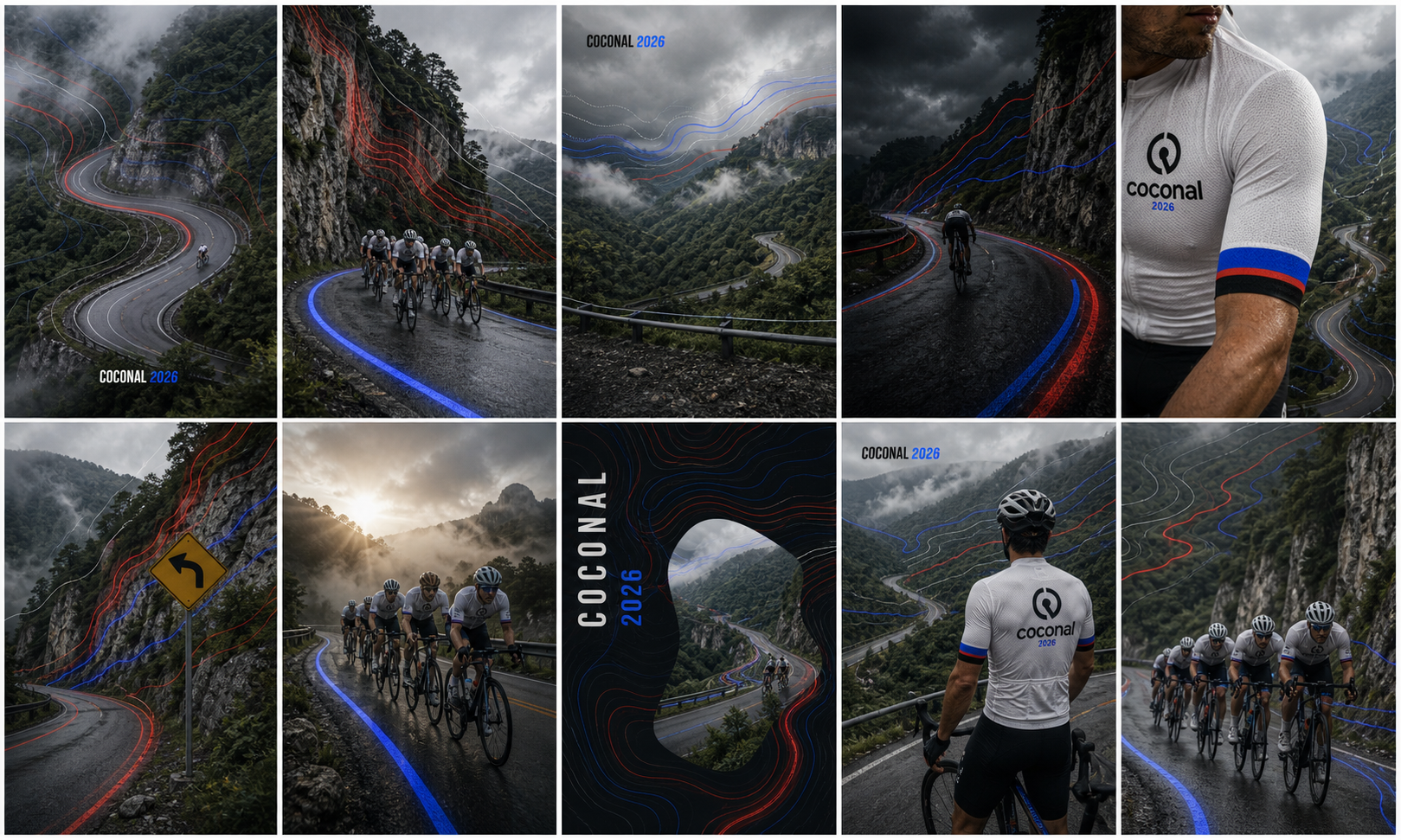 Ten route overlay concepts